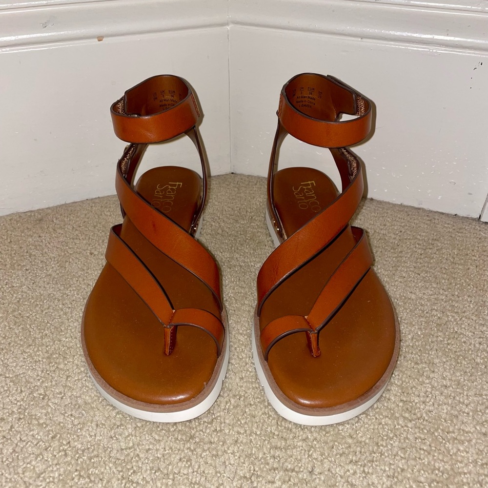 Franco Sarto Brown Sandals